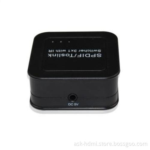 Toslink Switcher 3 in 1 out
